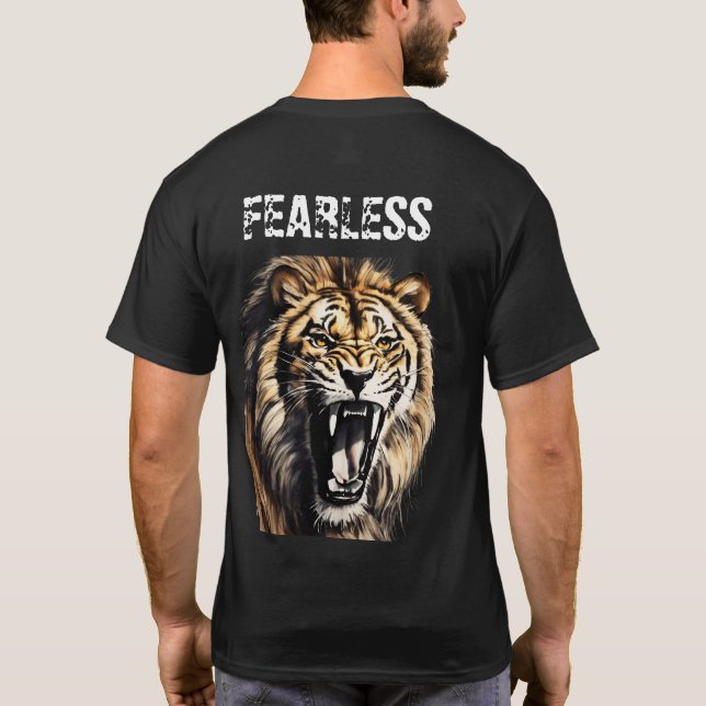T-shirt "Force sans peur : Édition Tiger" (Dos)