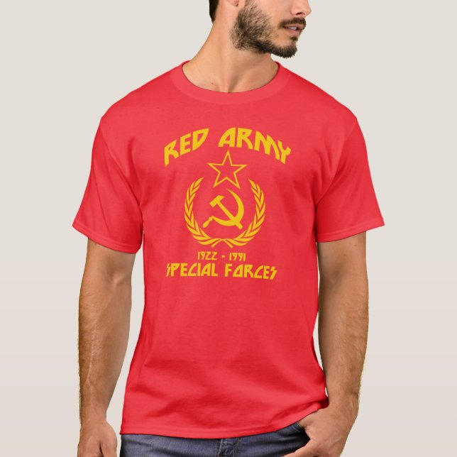 T-shirt Forces spéciales d'armée rouge (Devant)