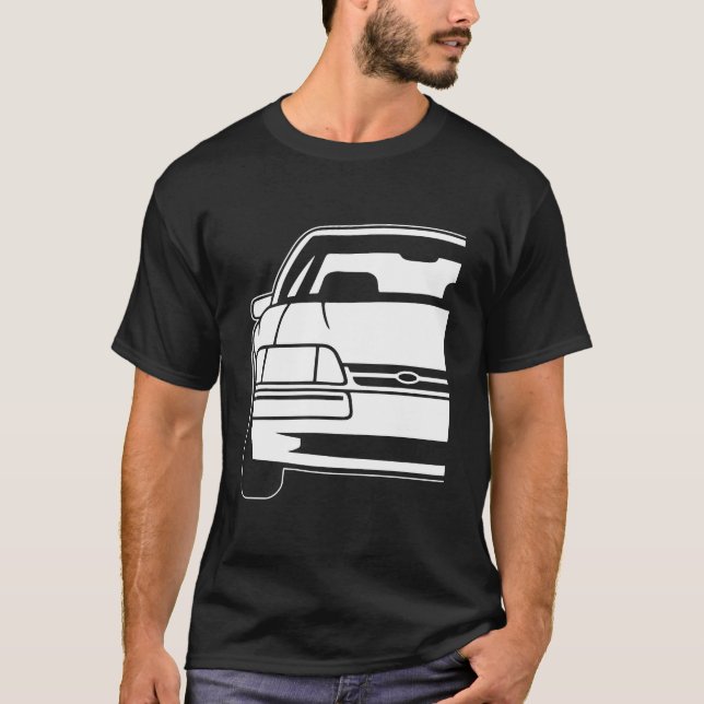 T-shirt Ford Mustang 1993 LX 1 (Devant)