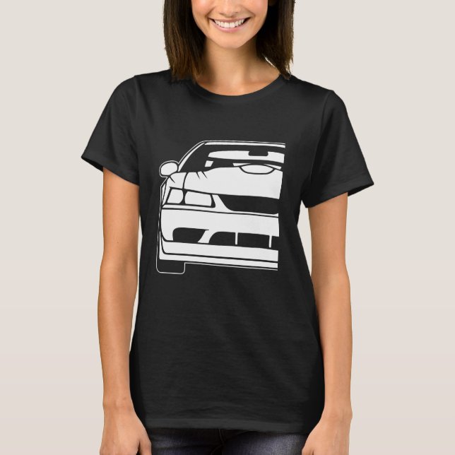 T-shirt Ford Mustang 2000 Svt Cobra R 1 (Devant)