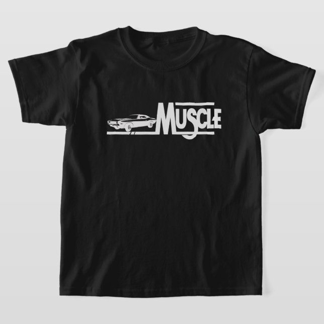 T-shirt Ford Mustang Pony Racing Stripe Muscle Shelby Long (Poser)