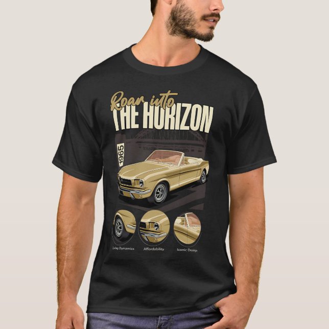 T-shirt Ford Roar In The Horizon 1965 (Devant)