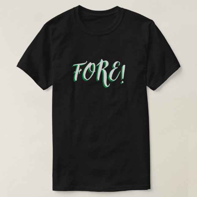 T-shirt FORE Golf (Design devant)
