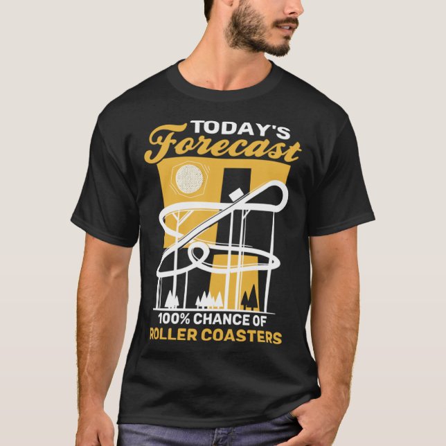 T-shirt Forecast Roller Coaster (Devant)