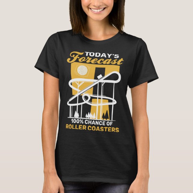 T-shirt Forecast Roller Coaster (Devant)