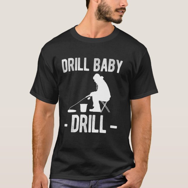 T-shirt Forer Bébé Forer Pêche sur Glace (Devant)