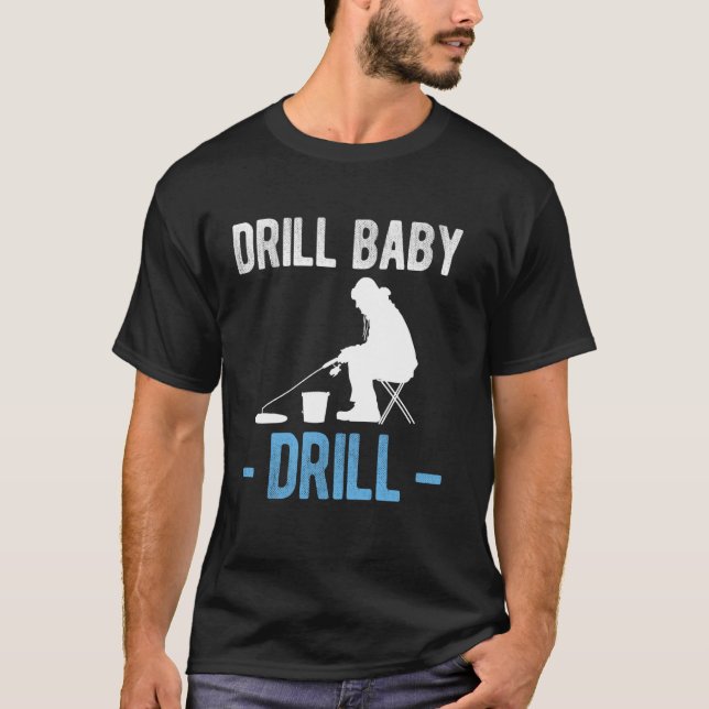 T-shirt Forer Bébé Forer Pêche sur Glace (Devant)