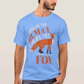 T-shirt Forest Animal Lover This Is My Human Costume Funny