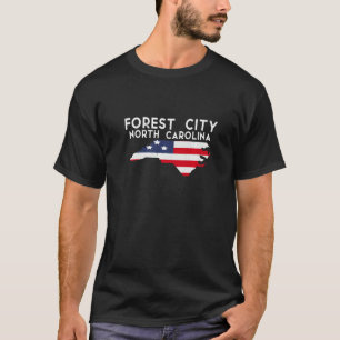 T-shirt Forest City North Carolina USA State America Trave