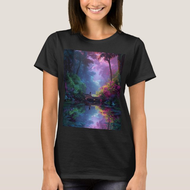 T-shirt Forest Fairy by the Lake (Devant)