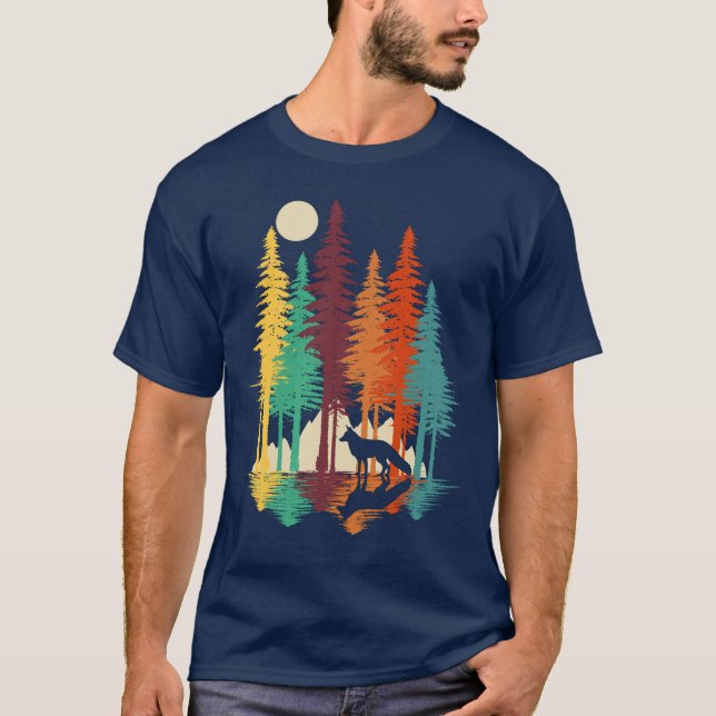 T-shirt Forest fox