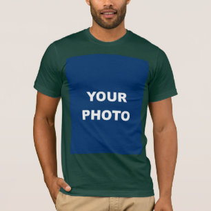 T-shirt Forest Green Ajouter photo Photo Logo Hommes