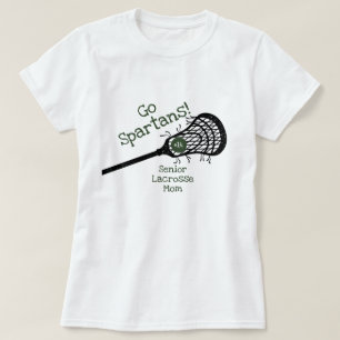 T-shirt Forest Green Go Team Lacrosse Maman
