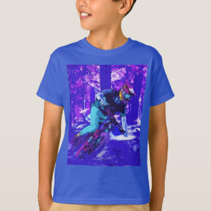T-shirt Forest Rider - BMX Racer