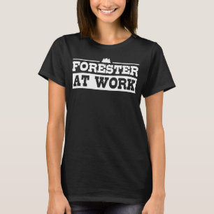 T-shirt Forestier au travail Expert Foresterie Lover Lumbe