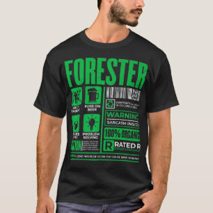 T-shirt Forestier Définition Woodworker Lumberjack Premium