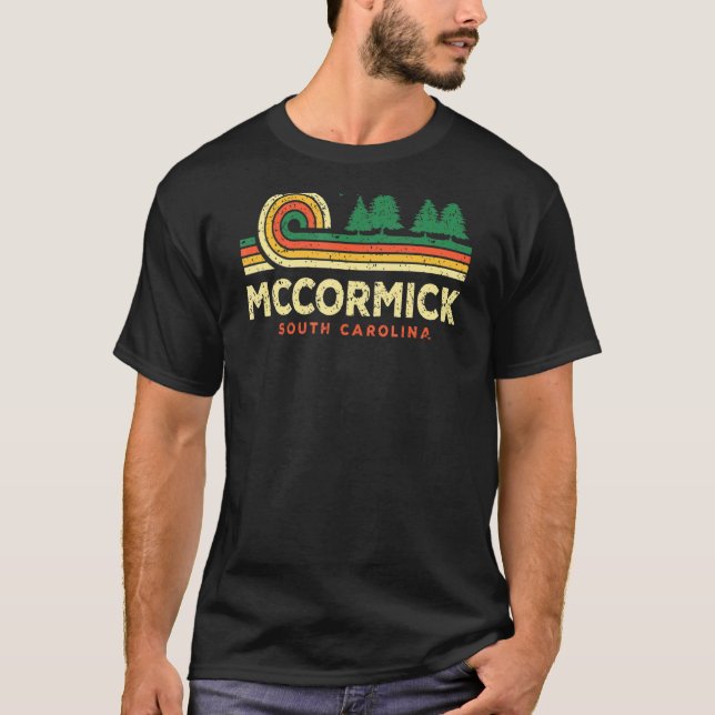 T-shirt Forêt à feuillage persistant de Mccormick Carolina (Devant)