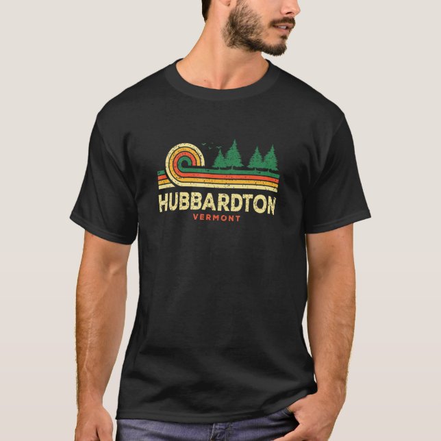 T-shirt Forêt à feuillage persistant Sunset Hubbardton For (Devant)