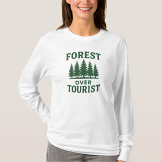 T-shirt Forêt avant touriste -