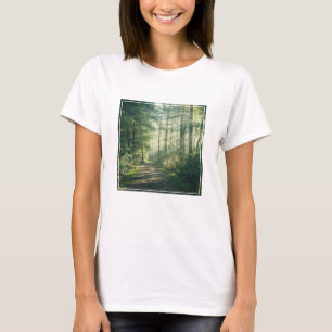 T-shirt Forêt Chemin forestier Hambourg Allemagne