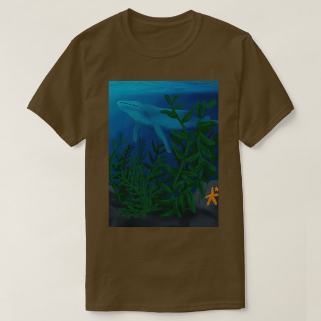 T-shirt forêt d'algues (Design devant)