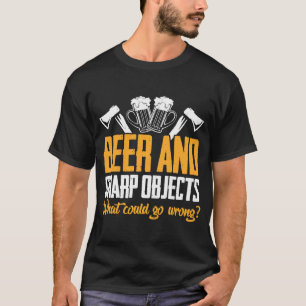 T-shirt Forêt d'arboriste de la bière de Lumberjack Ax