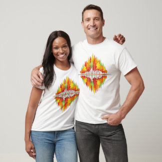 T-shirt Forêt d'arbres de réflexion de la nature Faune Ext