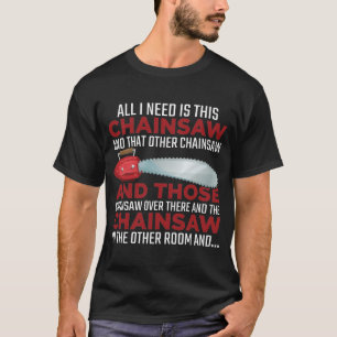 T-shirt Forêt de bûcherons de la scie à bois