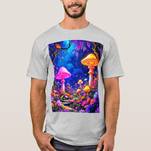 T-shirt Forêt de champignons enchantée