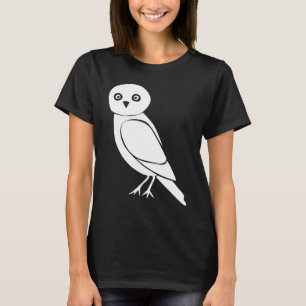 T-shirt Forêt de Chouette Cute Animaux Nature Silhouette