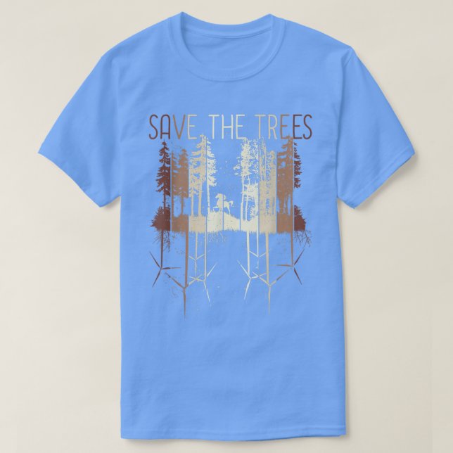 T-shirt Forêt de Fairytale Conservation de la nature Vent  (Design devant)