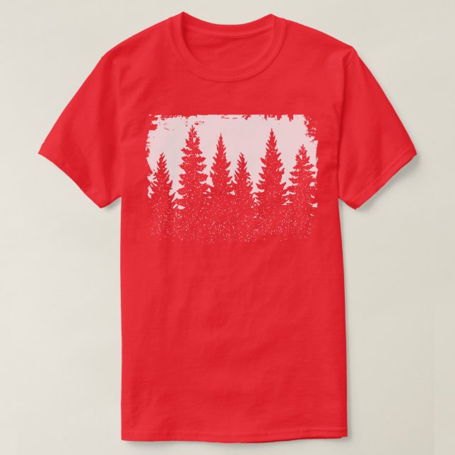 T-shirt Forêt de Noël (Design devant)
