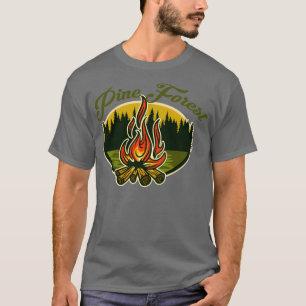 T-shirt Forêt de pin triplé