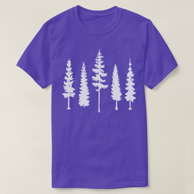 T-shirt Forêt de pins 1 (Design devant)