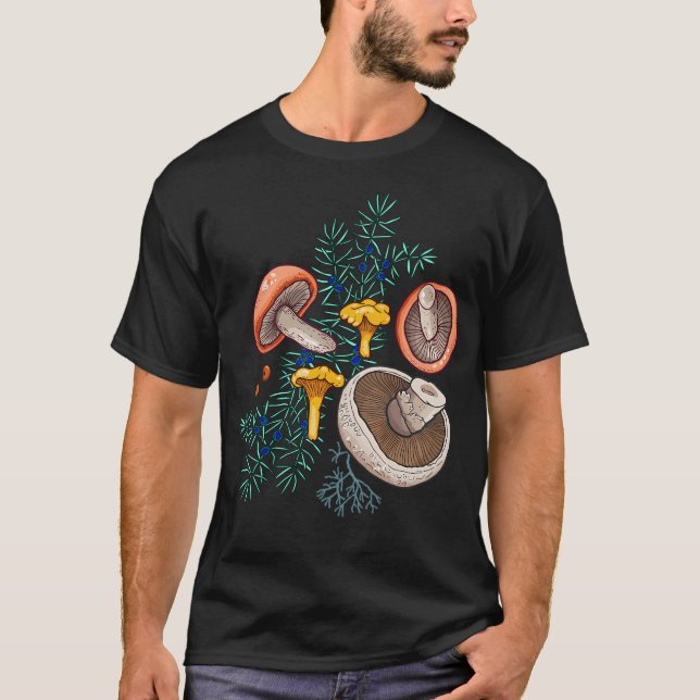 T-shirt Forêt de rêve sombre (Devant)