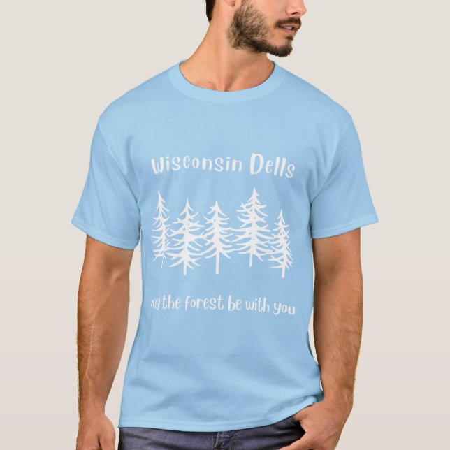 T-shirt Forêt de Wisconsin Dells (Devant)