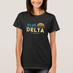 T-shirt Forêt Delta à feuillage persistant Sunset Alabama