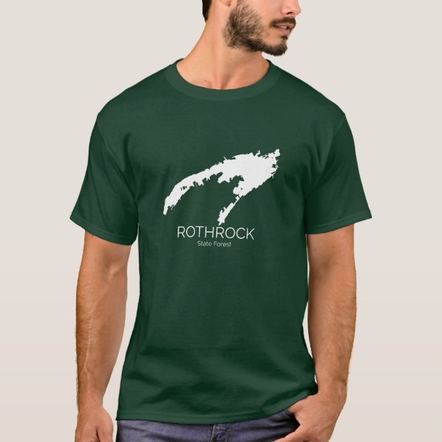 T-shirt Forêt d'état de Rothrock - hommes de Forest Green (Devant)