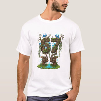 T-shirt Forêt Fantastique Nature Soixante-Sept Druide Magi