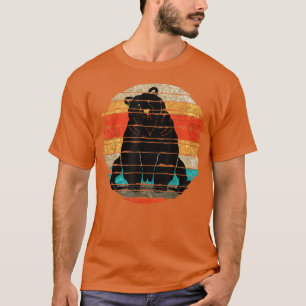 T-shirt Forêt Grizzli Ours Lover Faune Nature Animal R