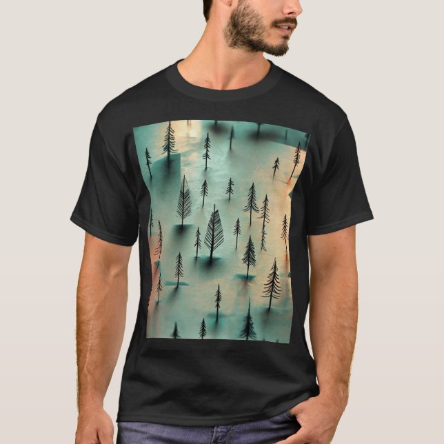 T-shirt Forêt hivernale (Devant)