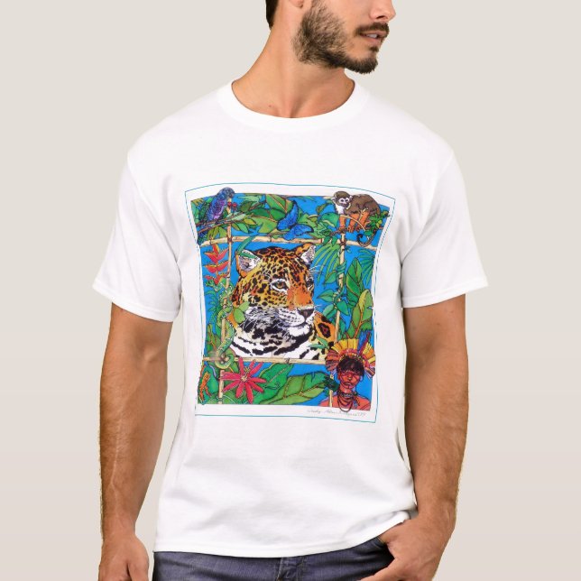 T-shirt Forêt humide Jaguar (Devant)