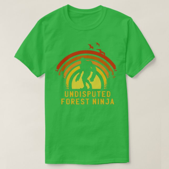 T-shirt Forêt incontestée de Ninja (Design devant)