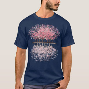 T-shirt Forêt Japon Fleur japonaise Fleur Cherche Blossom 