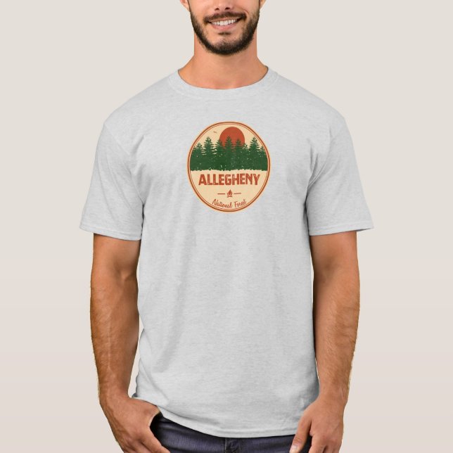 T-shirt Forêt nationale d'Allegheny (Devant)