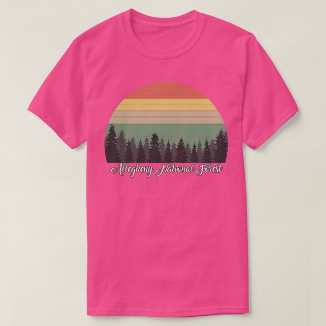 T-shirt Forêt nationale d'Allegheny 3 (Design devant)