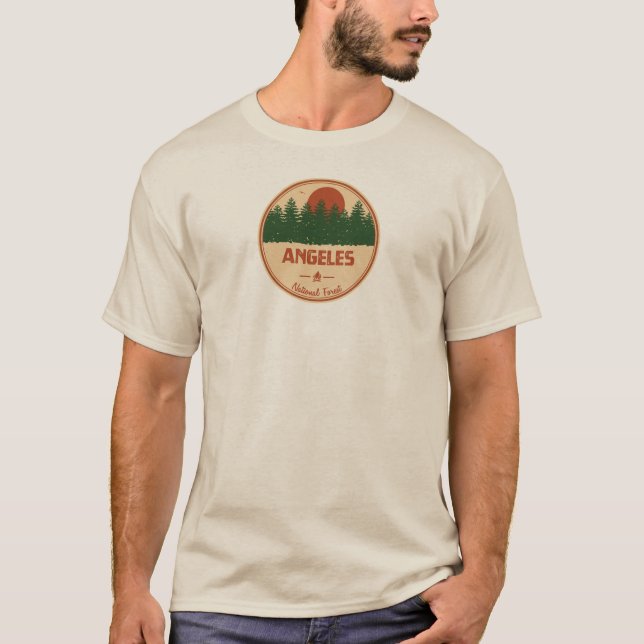 T-shirt Forêt nationale de Angeles (Devant)