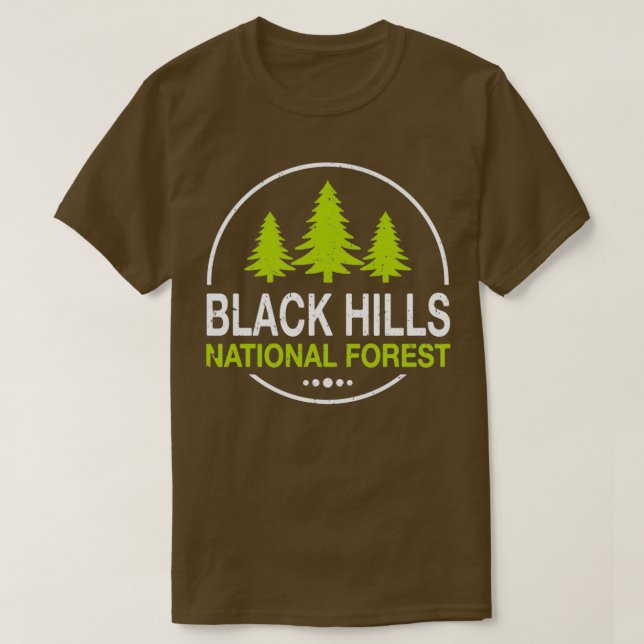 T-shirt Forêt nationale de Black Hills (Design devant)
