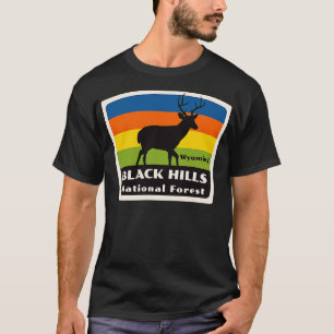 T-shirt Forêt nationale de Black Hills Wyoming Roaming Dee