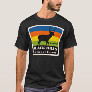 T-shirt Forêt nationale de Black Hills Wyoming Roaming Dee
